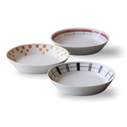 Plate L Set - Antico line Set of 3 in a Gift Box