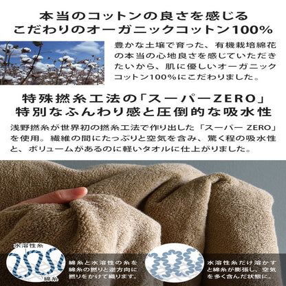 Senshu - Hand Towel sensui Jun ORGANIC 4-Pack