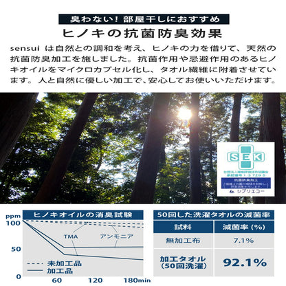 Senshu - Hand Towel sensui Jun ORGANIC 4-Pack