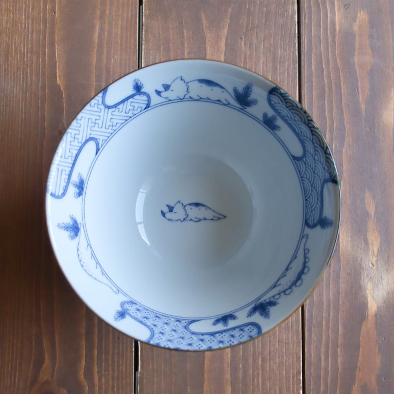 Han-don Bowl Set (3 pieces) - Blue Ocean Dragon