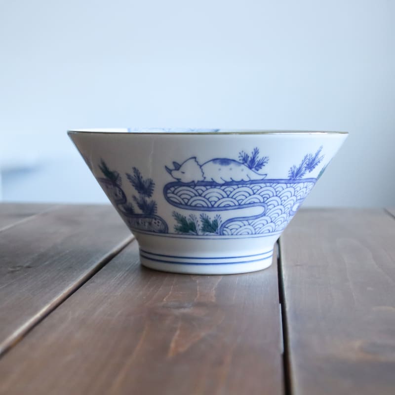 Han-don Bowl Set (3 pieces) - Blue Ocean Dragon