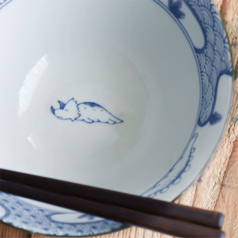 Han-don Bowl Set (3 pieces) - Blue Ocean Dragon