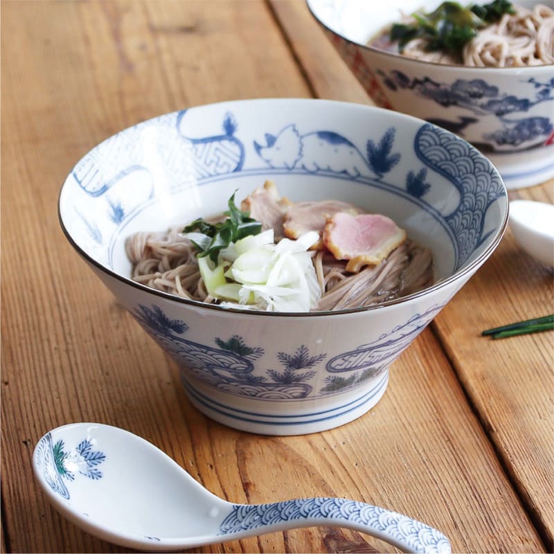 Han-don Bowl Set (3 pieces) - Blue Ocean Dragon