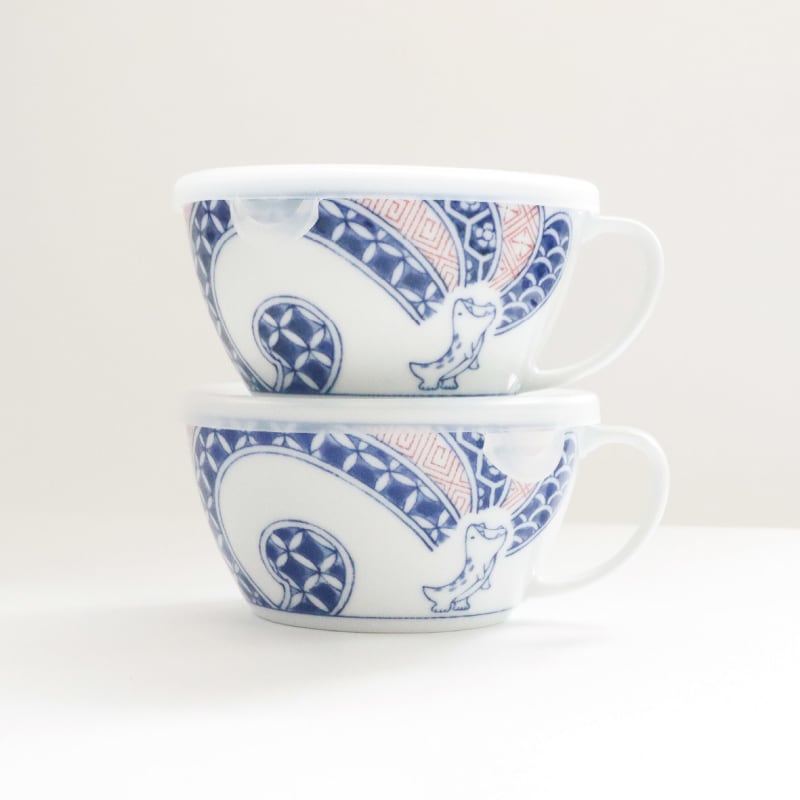 Soup Mug - Shozui-ryu with Lid