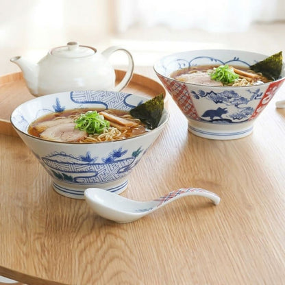 Han-don & Spoon Pair Set - Edokko Kyoryu