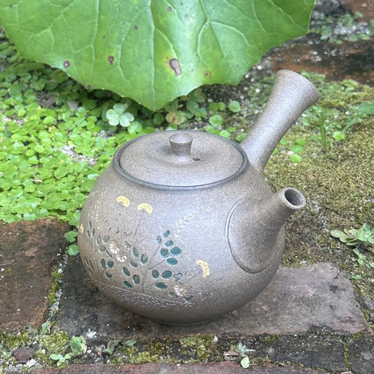 Teapot - SEIHO Unglazed Stoneware Tama Shape Hagi