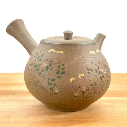 Teapot - SEIHO Unglazed Stoneware Tama Shape Hagi