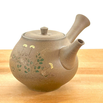Teapot - SEIHO Unglazed Stoneware Tama Shape Hagi