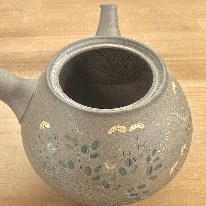 Teapot - SEIHO Unglazed Stoneware Tama Shape Hagi