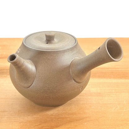 Teapot - SEIHO Unglazed Stoneware Tama Shape Sakura Butterfly