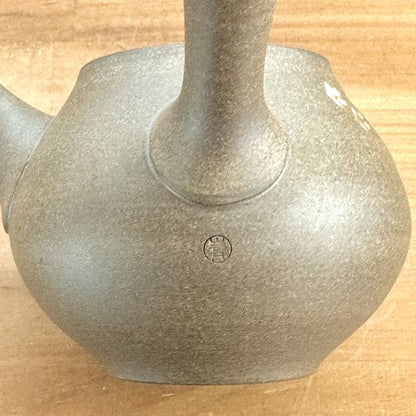 Teapot - SEIHO Unglazed Stoneware Tama Shape Sakura Butterfly