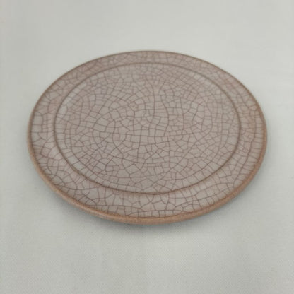 Kiyomizu Ware Series "Hibiki" Flat Plate - Size Small