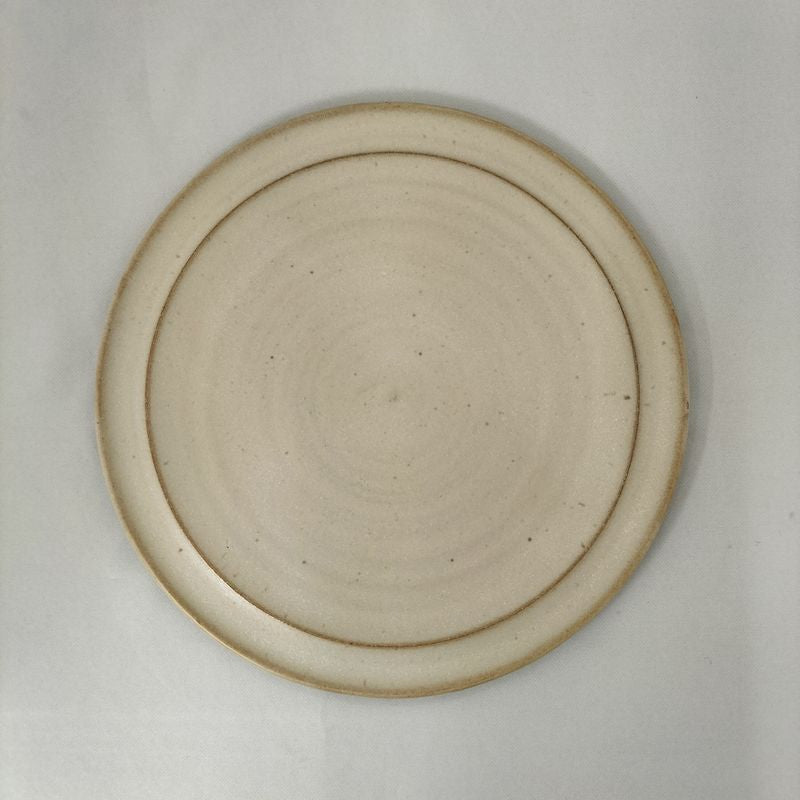 Kiyomizu Ware Series "Mat" Flat Plate - Size Medium