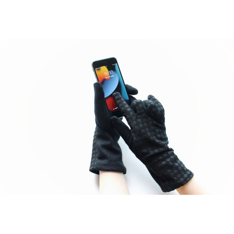 Silk Gloves - ริงเวลเว็ต ลายหม่นสีดำ