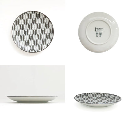Pair Coffee Cup and Saucer - Asanoha/Yagasuri