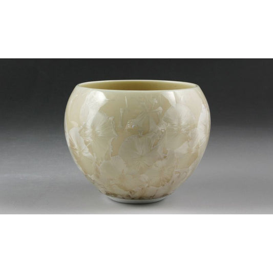 Tea Bowl - FLOWER CRYSTAL Brown