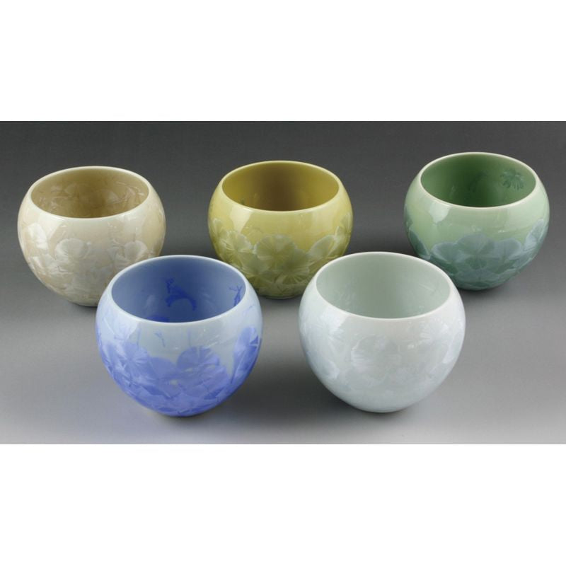 Tea Bowls - FLOWER CRYSTAL Set