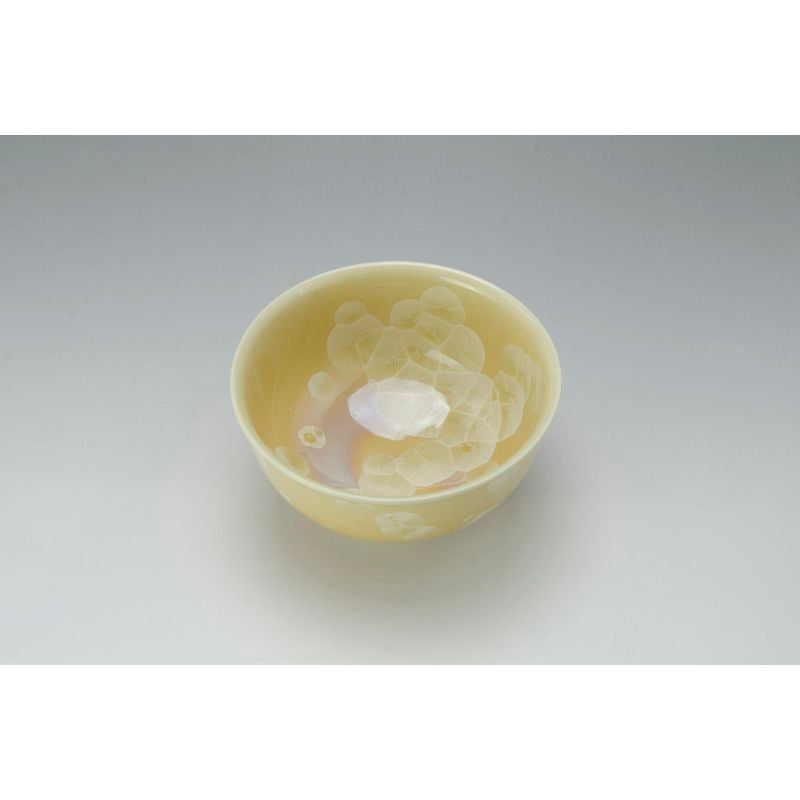 Rice Bowls - FLOWER CRYSTAL Silver & Gold Pair