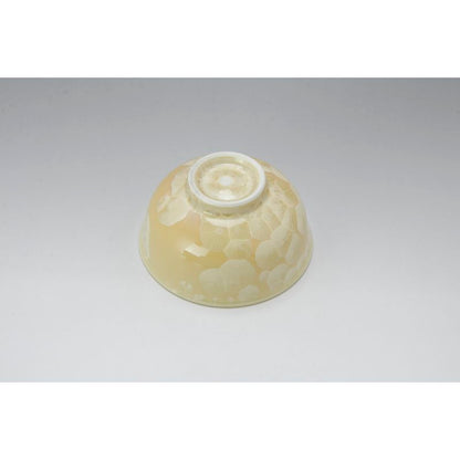 Rice Bowls - FLOWER CRYSTAL Silver & Gold Pair