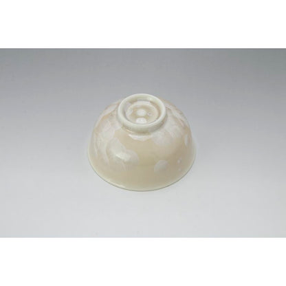 Rice Bowls - FLOWER CRYSTAL Green & Brown Pair