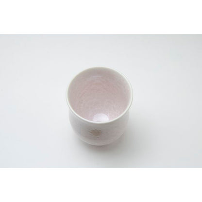 Japanese Tea Cup - FLOWER CRYSTAL Purple & Pink Pair