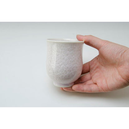 Japanese Tea Cup - FLOWER CRYSTAL Purple & Pink Pair