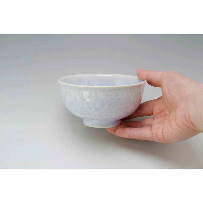 Rice Bowls - FLOWER CRYSTAL Purple & Pink Pair