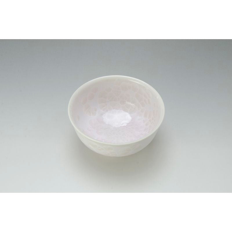 Rice Bowls - FLOWER CRYSTAL Purple & Pink Pair