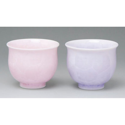 مجموعة ساكي - كريستال الزهور أرجواني ووردي