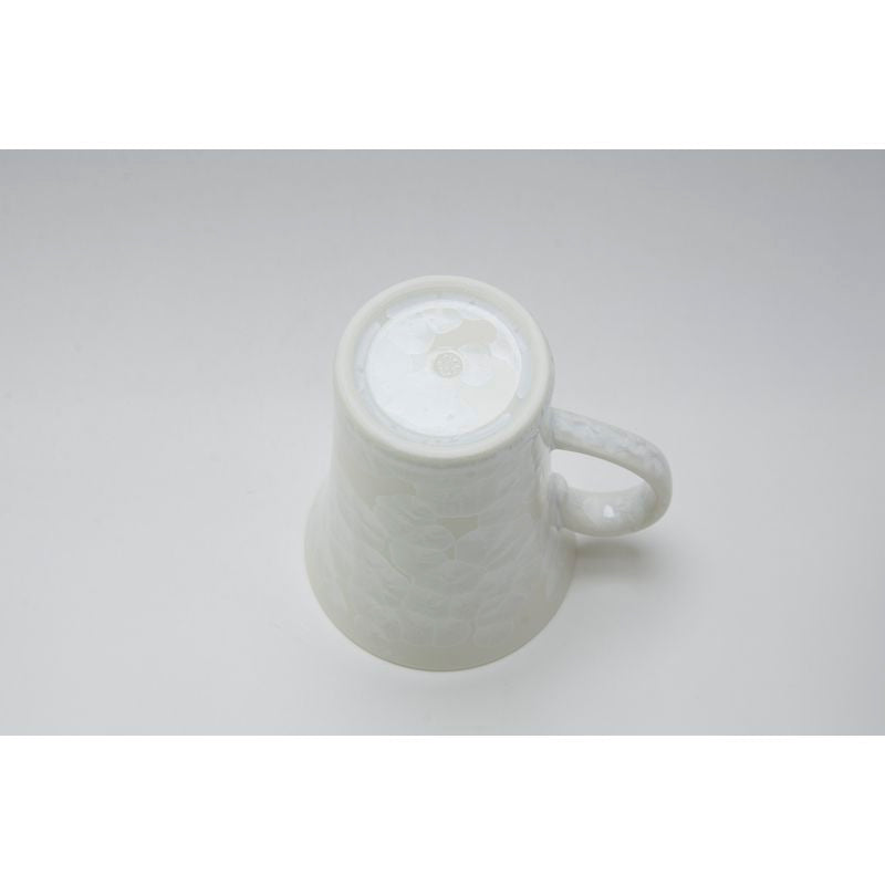 Mug Cup - FLOWER CRYSTAL White