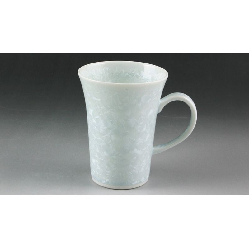 Mug Cup - FLOWER CRYSTAL White