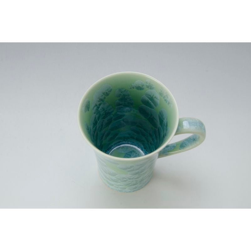 Mug Cup - FLOWER CRYSTAL Green