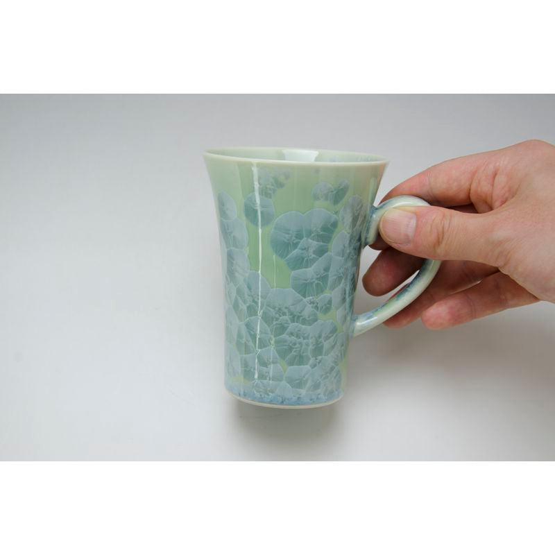 Mug Cup - FLOWER CRYSTAL Green