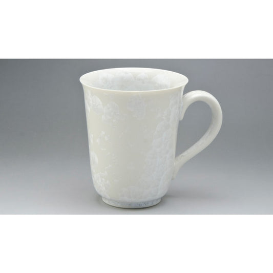 Grande Mug Cup - FLOWER CRYSTAL White