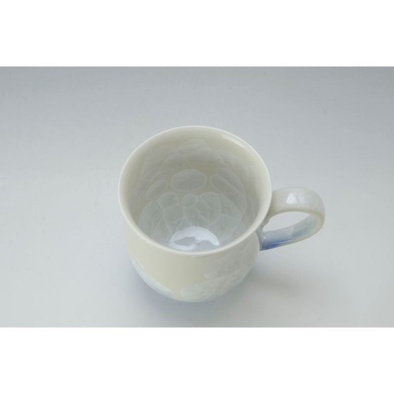   ブルーフラワー ライスボールペア11cm ブルーローズ（8211） 15cmポリッジボールペアセット