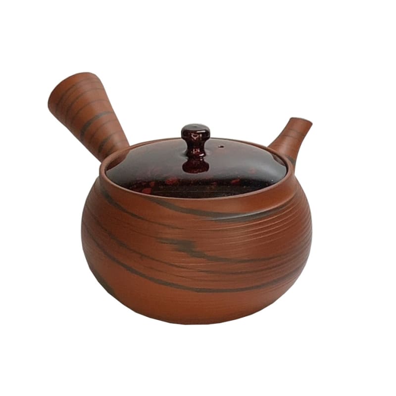 Teapot - Red Nerikomi Red Tortoiseshell