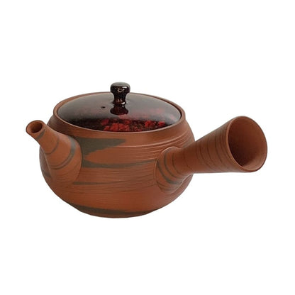 Teapot - Red Nerikomi Red Tortoiseshell