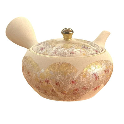 茶壺 - SHOGAMA 水晶白色黏土扁平圓形