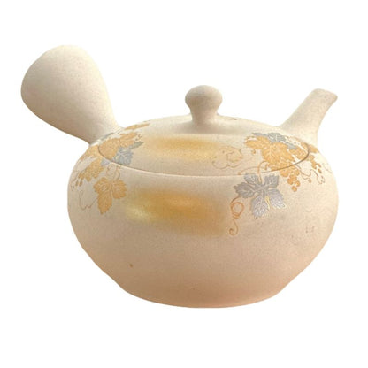 茶壺 - SHOGAMA 水晶白色黏土扁平圓形