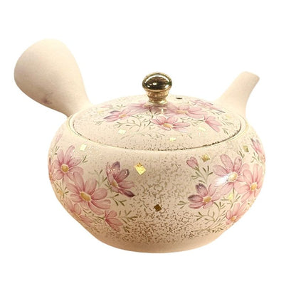 茶壺 - SHOGAMA 水晶白色黏土扁平圓形