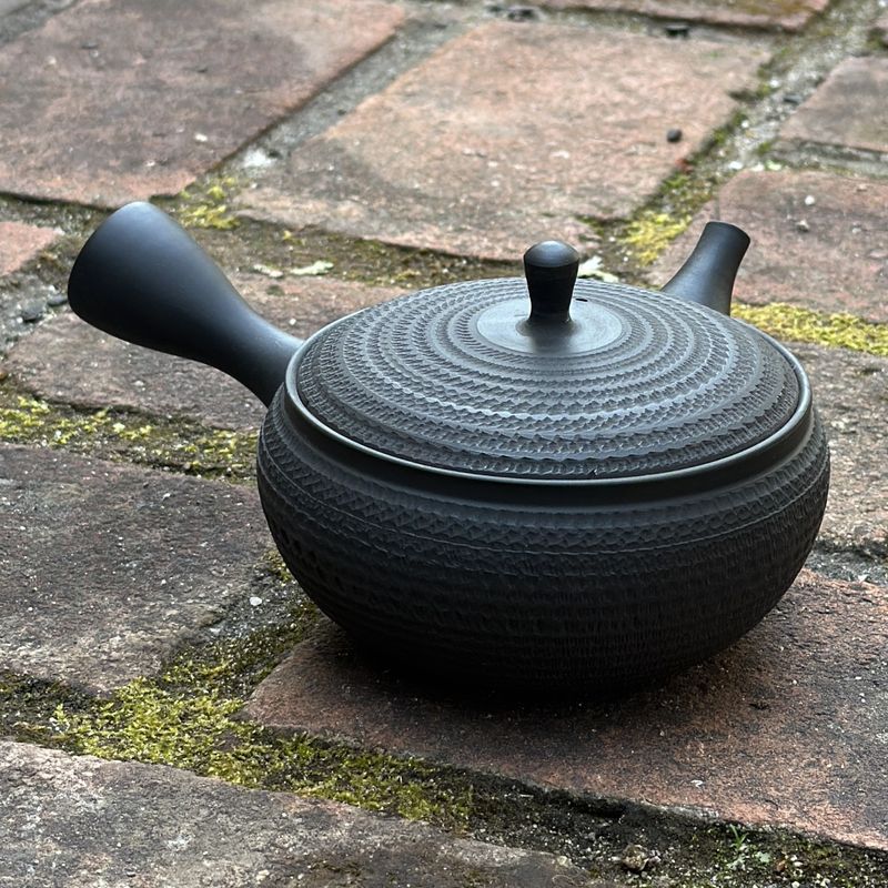 Teapot - GYOKKO Flat Round Tobikanna