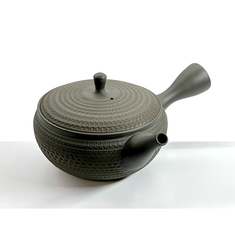Teapot - GYOKKO Flat Round Tobikanna