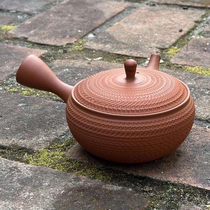 Teapot - GYOKKO Flat Round Tobikanna