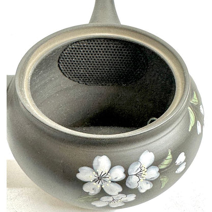 Teapot - GYOKKO Black Kiln-Change Tsuba-Maru Sakura