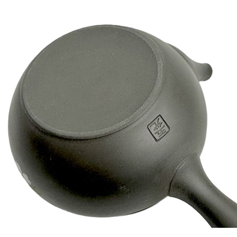 Teapot - GYOKKO Black Kiln-Change Tsuba-Maru Sakura