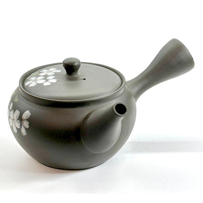 Teapot - GYOKKO Black Kiln-Change Tsuba-Maru Sakura