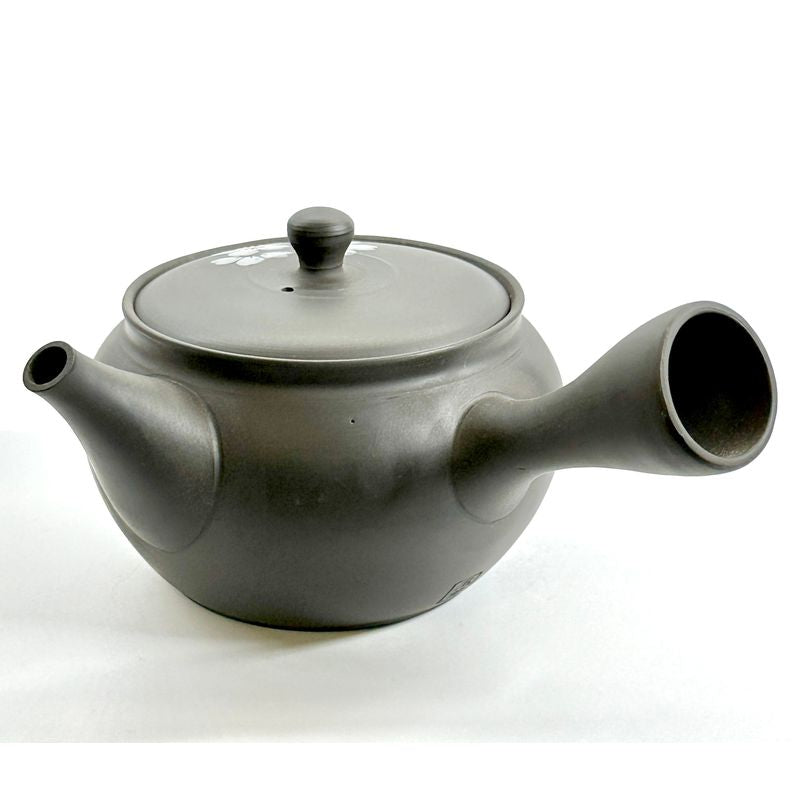 Teapot - GYOKKO Black Kiln-Change Tsuba-Maru Sakura