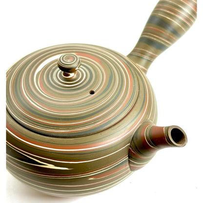 Teapot - TOSEN Nerikomi Small Round Plain