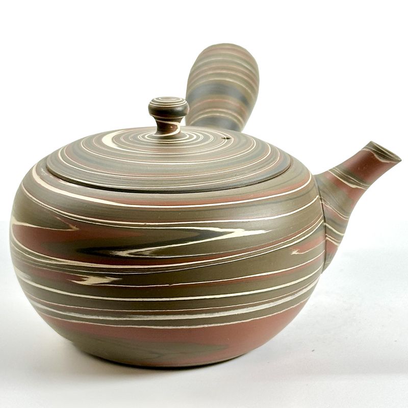 Teapot - TOSEN Nerikomi Small Round Plain