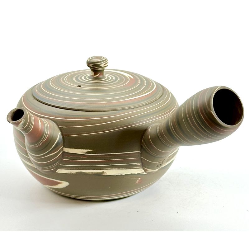 Teapot - TOSEN Nerikomi Small Round Plain